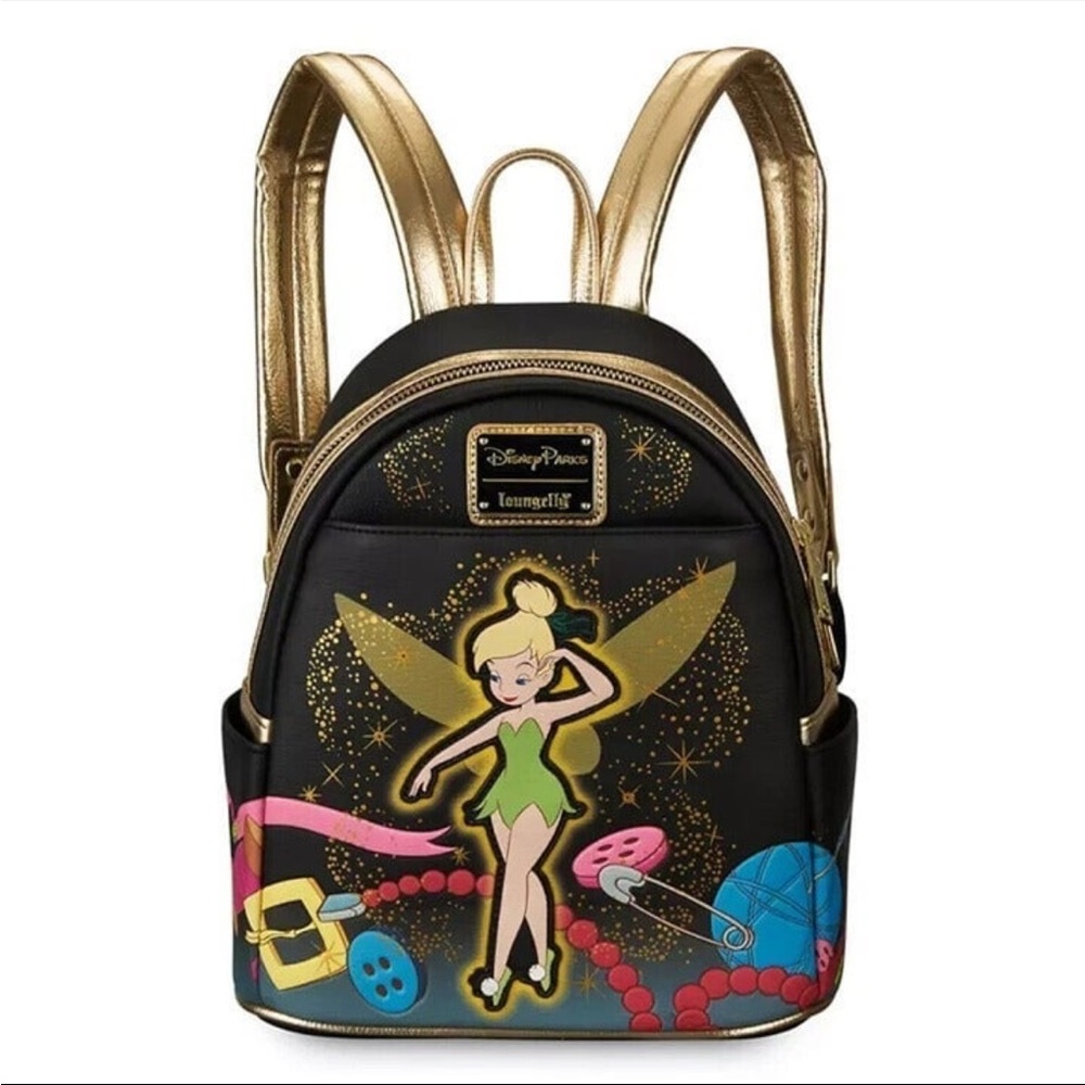 Loungefly Disney Parks Tinker Bell Mini Backpack